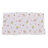 Prettyia ムスリンタオル　コットン　　ソフト　洗面用品　　安全　ベビーワイプ　全3色 - ピンク