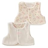 (チャックルベビー) chuckle BABY スウィートガール リバーシブルベスト 50-70cm （ワンサイズ） アイボリー P9096-00-11