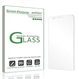 Zenfone 2 Screen Protector Glass, amFilm 0.2mm 2.5D Tempered Glass Screen Protector with Cutout for 