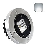 Bulary ソーラーライト 4個セット 光センサー感知 自動点灯消灯 埋め込み式 ソーラー充電式 電池不要 ガーデンライト 庭の芝生ライト 自動点灯 防水 省エネ アウトドア ガーデン 庭園灯 芝生