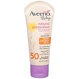 Aveeno Baby Natural Protection Sunscreen Lotion SPF 50, 3 Ounce (Pack of 3) by Aveeno [並行輸入品]