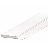 M-D Building Products 87700 9-Feet Dual Vinyl Garage Door Seal for Top and Sides, White by M-D Build