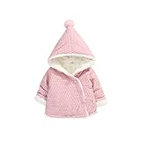 Pojour ベビー服 子供服 女の子 秋冬 防寒 おしゃれ かわいい六角形コート 厚手 ソフトジャケット 裏毛 長袖 暖かいジャケット ベビールームウェア 普段着 カジュアル 旅行 記念日 プレゼン