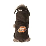 NCAA Oklahoma State Cowboys Collegiate Polar Fleeceフード付き犬のジャケット、大