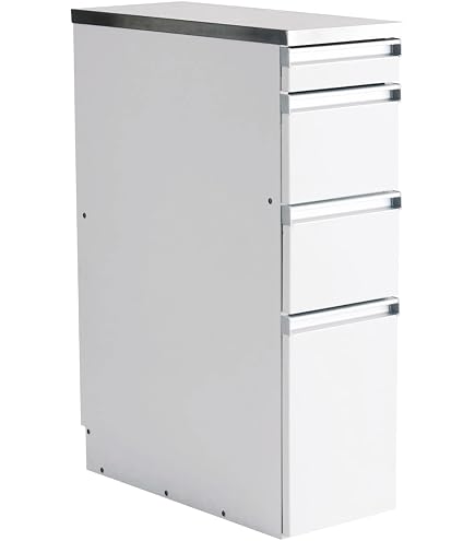Amazon｜フナモコ キッチンストッカー 幅60.5×奥44.5×高180cm ホワイト 