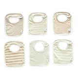 Jolieer ベビー 赤ちゃん 三角 スタイ バンダナ オシャレな ビブ スタイ 綿100％ 男の子 女の子 三角巾 出産祝い 誕生日 プレゼント (C 6枚セット)