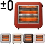 ±0 Infrared Electric Heater XHS-U010 プラスマイナスゼロ 遠赤外線電気ストーブ [レッド]