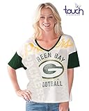 グリーンベイパッカーズOversizeレディースクリームVネックTee L