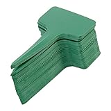 【ノーブランド品】園芸用 ラベル Y型 ラベル 全5色 10cm 100枚入 (緑)