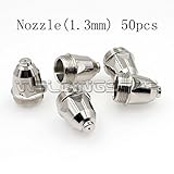 50pcs Nozzle Tips for P-80 Plasma Cutting Torch LGK63 LGK80 LGK100Pp80のための50pcsノズルのヒントプラズマ切断トーチLGK63