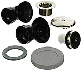 Watco 601-FA-ABS-BN Foot Actuated Half Kit, Brushed Nickel [並行輸入品]