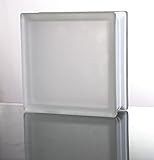 ガラスブロック ◆◆◆デザイン豊富22種類◆◆◆（クリアシリーズ） 190mm角×80mm厚 (6個セット（1ケース）, Misty Direct Clear)