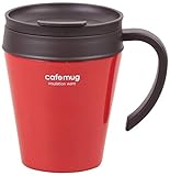 パール金属 マグカップ ストロベリー 330ml 真空 蓋付 ストレートマグカップ V&S HB-4616