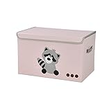 kwlet折りたたみ式ストレージビンwith flip-top Lids Collapsibleキューブボックスストレージキューブオーガナイザーfor Kids Toys M ピンク SHSY.SNX