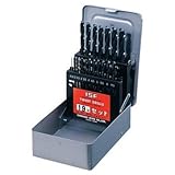 イシハシ精工:IS ストレートドリル 19本組セット D19-S 型式:D19-S（1セット:19本入）