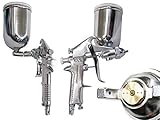 業務用 口径 0.5mm 300cc 塗装 エアー スプレーガン 重力式 本格プロ仕様 F-75G (F75G 300CC 重力式)