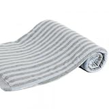 Angel Dear Knit Unisex Baby Knit Stripe Stroller/Napping Blanket-Gray by Angel Dear
