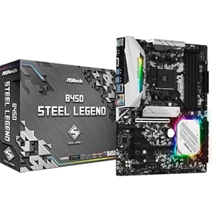 ASRock マザーボード B450 Steel Legend AMD Ryzen AM4 対応 B450 ATX マザーボード 【国内正規代理店品】