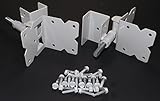 Heavy Duty 2 " u-hinge withホワイト仕上げ