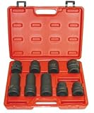 ATD Tools 7700 9 Pc. 6 - Point Standard Impact Socket Set - Truck Service