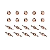 プラズマ カッター 切断機 用 ノズル & チップ 消耗品 10個 セットcut40 cut50