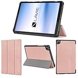 wisers LAVIE Tab T8 T0855/KAS PC-T0855KAS TAB08/H05 PC-TAB08H053 タブレットケース (ローズゴールド) 8.7インチ 対応 (保護フィルム 付き/スリムタイプ) タブレットカバー 2025年 新型