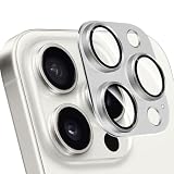 ZXZone for iPhone 16 Pro / 16 Pro Max カメラフィルム アルミ合金製＋AR高透過率強化ガラス アイフォン 16 Pro Max レンズ保護 カメラカバー レンズ保護 フィルム 防爆裂 ・耐衝撃・スクラッチ防止・露出オーバー防止・ケースに干涉なし(1枚) (iPhone 16 Pro / 16 Pro Max, シルバー)
