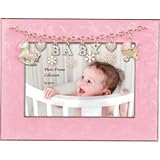 『出産祝 ベビーギフト プレゼント お祝い 内祝などに人気の商品』　　ベビーチェーンフレーム　ピンク