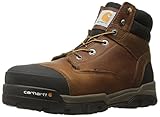Carhartt メンズ Carhartt Men's Durable Comfort 6" Brown Waterproof Comp Toe CME6355 カラー: ブラウン