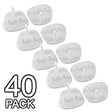 Baby Proofing Child's Home Safety Socket Covers - Socket Protectors / Guards (40 Packs) by Rose Evan
