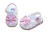 LAZA 可愛い ベビー 女の子 サンダル 靴下 つま先 保護 お花 おしゃれ きれいめ 子供 各サイズ 夏 水泳 海 女児 (内寸12.5cm)