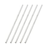 uxcell RCモデル丸棒　飛行機　軸　ステンレス製　アキシャルロッド　バー　5本入 110mmx2.5mm
