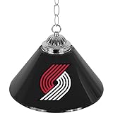 NBA Portland Trail Blazers SingleシェードGameroomランプ、14 "