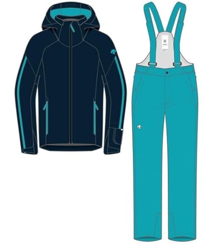 Amazon.co.jp: DESCENTE(デサント) スキーウエア 上下セット ON-PISTE