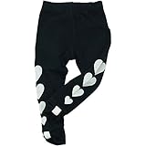 【H28年春物】 CHILD CHAMP(チャイルド チャンプ) スパンフライス長丈ハートレギンス 100cm/BK NO.C-86161305