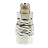 Baosity 1/4 "　エアー　クイック　コネクター　アダプター　配管継手　ネジ式カプラー