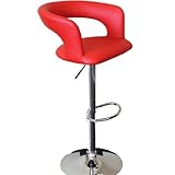 タンスのゲン カウンターチェア ガス昇降式カウンターチェアー Cliff クリフ レッド 65090015 RE