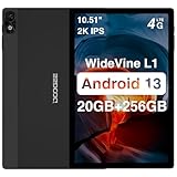 DOOGEE T10 Plus タブレット 10インチ Android 13 タブレット 2K 1200*1920 解像度 20GB RAM