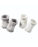 Carter's Baby-boys 2-pack Booties (Newborn Turtle) [並行輸入品]