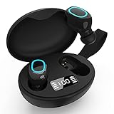 ワイヤレスイヤホン Bluetoothイヤホン タッチコントロール インスタント接続 自動ペアリング イヤープラグ付き 使いやすい 充電ケー