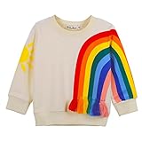 Cutelove　コート　トップス　フード付き　虹柄　太陽柄　長袖　綿　女の子　ガールズ　ベビー　赤ちゃん　幼児　秋　可愛い　暖かい　ファッション　カジュアル　普段着　韓国