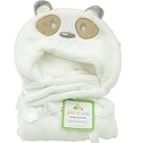 （シーズフビューティー）seasofbeautyベビー&キッズ用 フワフワ キュートアニマル タオル おくるみ バスローブ 出産祝いにも
