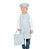 [JACKIE&YORK] エプロン 子供 キッズ 三角巾 収納バッグ付き 着脱簡単 小学生 男女兼用 かわいい シンプル ホコリが付きにくい (高学年用(140~160cm) L, カモフラージュ)