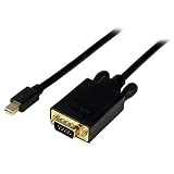 StarTech.com Mini DisplayPort - VGA 変換アダプタケーブル 3m Mini DP(オス) - D-Sub15ピン(オス) 1920x1200 MDP2VGAMM10B