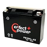 パーフェクトパワー PB16AL-A2 密閉型 MF バイクバッテリー 充電済 (互換 YB16AL-A2 GM16A-3A)