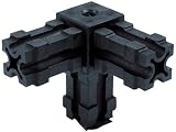 TRUSCO 25mmアルミフレーム用ジョイント 3方向 穴付き AFB-3W-H