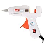 KISENG 20Wグルーガン ミニグルーガン 接着剤銃 DIY趣味 工芸品 手芸用（white）