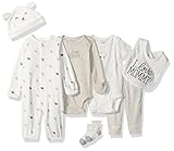 Carter's SLEEPWEAR ユニセックス・ベビー カラー: ホワイト