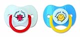 Mr Men and Little Miss 390228 Dummies for Age 0 to 6 Months Set of 2 with Mr Men Motif by Monsieur M