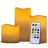 LEDリモートコントロールCandle A.LED.Candle.Remote.3Pc